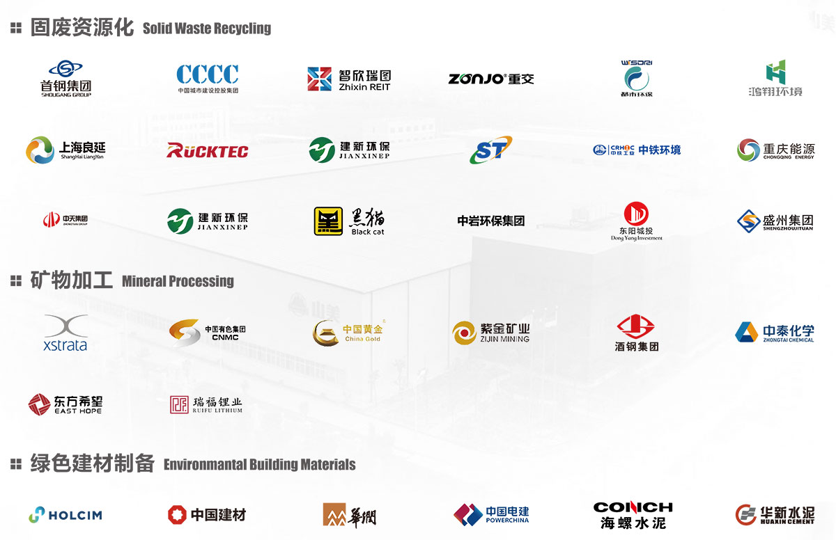 砂石骨料、建筑固废等大型建材、环保企业的连续供应商