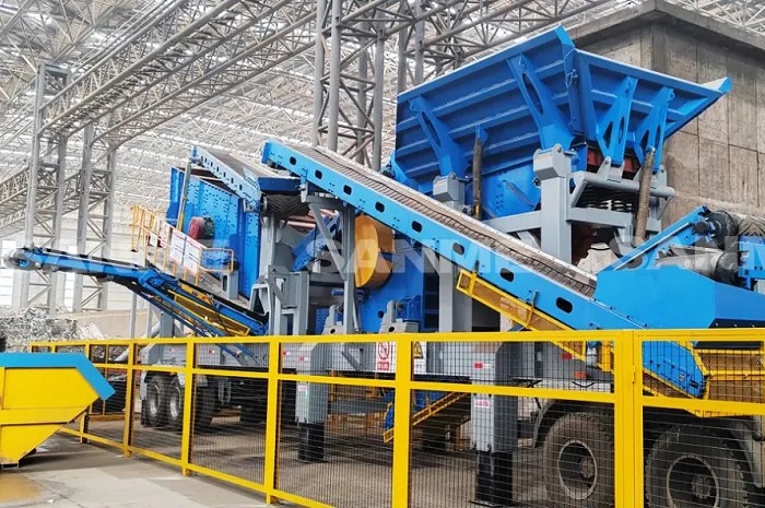 时产值近600万！山美移动式破碎筛分一体站助力江苏高碳铬铁矿破碎项目建设