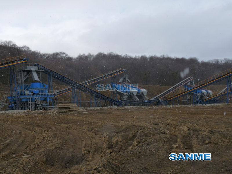 热烈庆祝上海山美在俄罗斯蛇纹岩破碎筛分项目正式启动