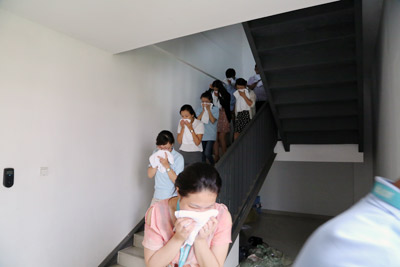 山美举办2015年度消防演习