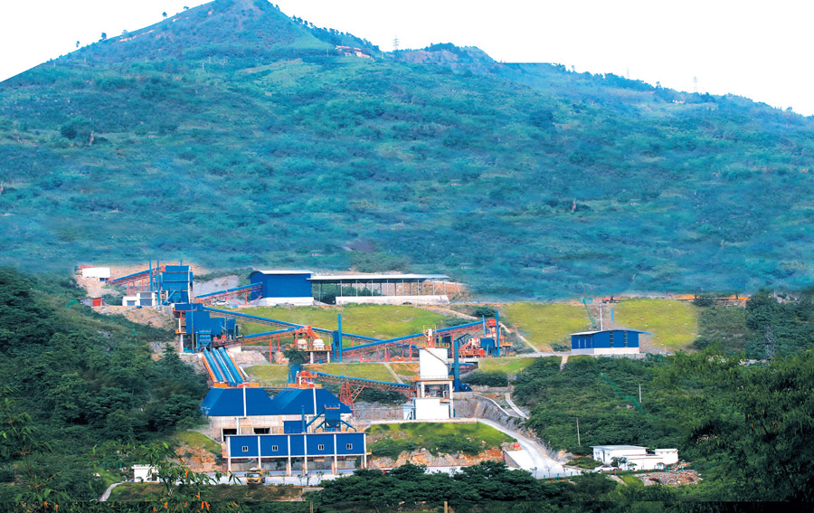 山美承建 南桐水泥120万吨砂石骨料项目