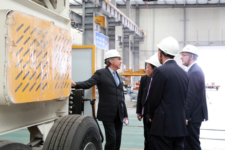 德国SK集团董事长莅临山美股份参加合资公司董事会