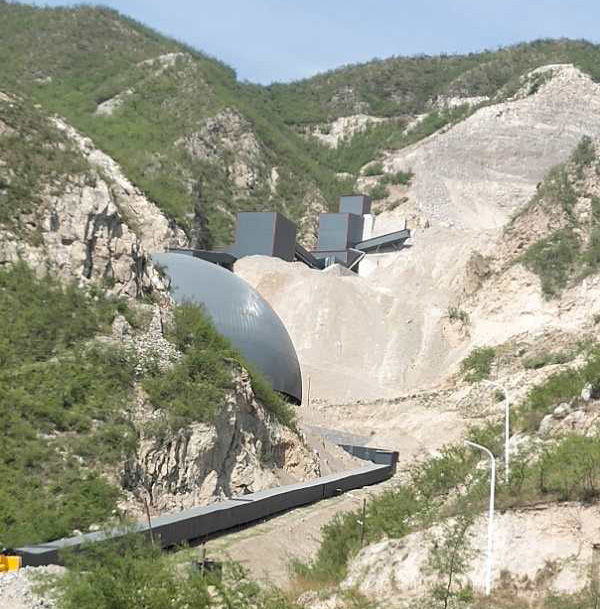 山美股份设计并供货的山西石灰石骨料项目实际产量超过设计产量