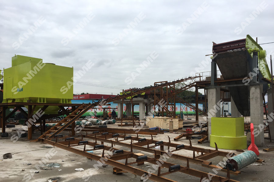 固废处理新项目｜安装中的山美股份江苏昆山装修垃圾处理生产线