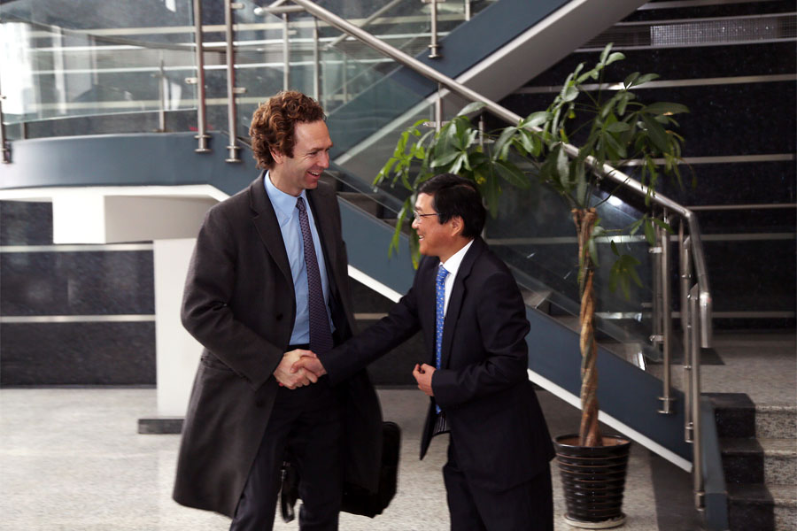 信心满满|德国SK集团新任董事长莅临山美股份参加合资公司年度董事会