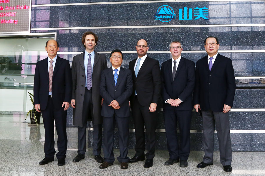 信心满满|德国SK集团新任董事长莅临山美股份参加合资公司年度董事会