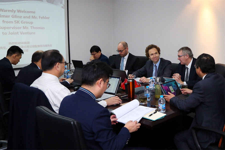 信心满满|德国SK集团新任董事长莅临山美股份参加合资公司年度董事会