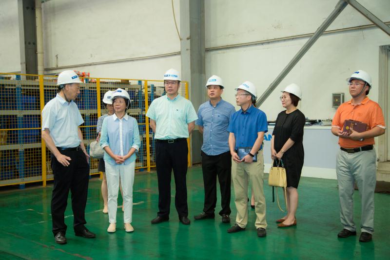 上海市奉贤区政协副主席等领导一行莅临山美股份调研