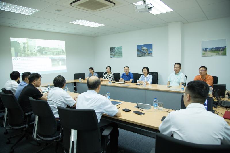 上海市奉贤区政协副主席等领导一行莅临山美股份调研