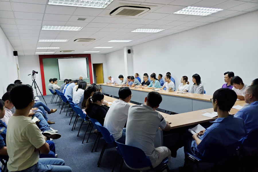 山美股份开展提升产品质量系列培训