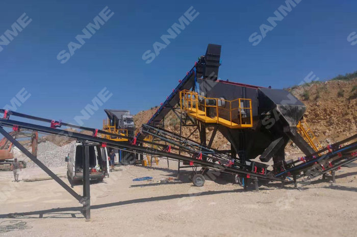 疫情挡不住中国产品走向欧洲 山美股份提供成套设备的骨料生产线调试投产，产量超预期！