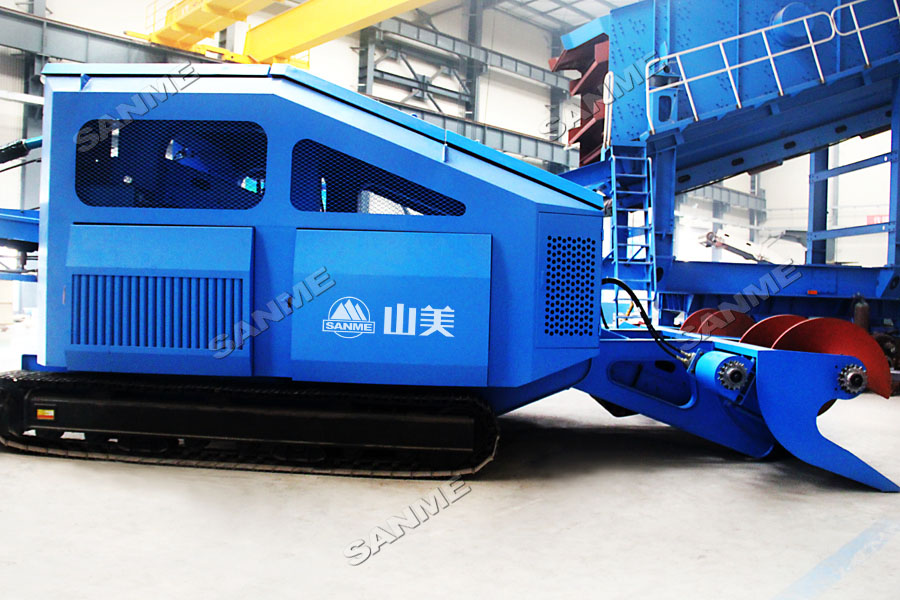 看山美股份履带式取料机如何为砂石矿山年“赚”900万元