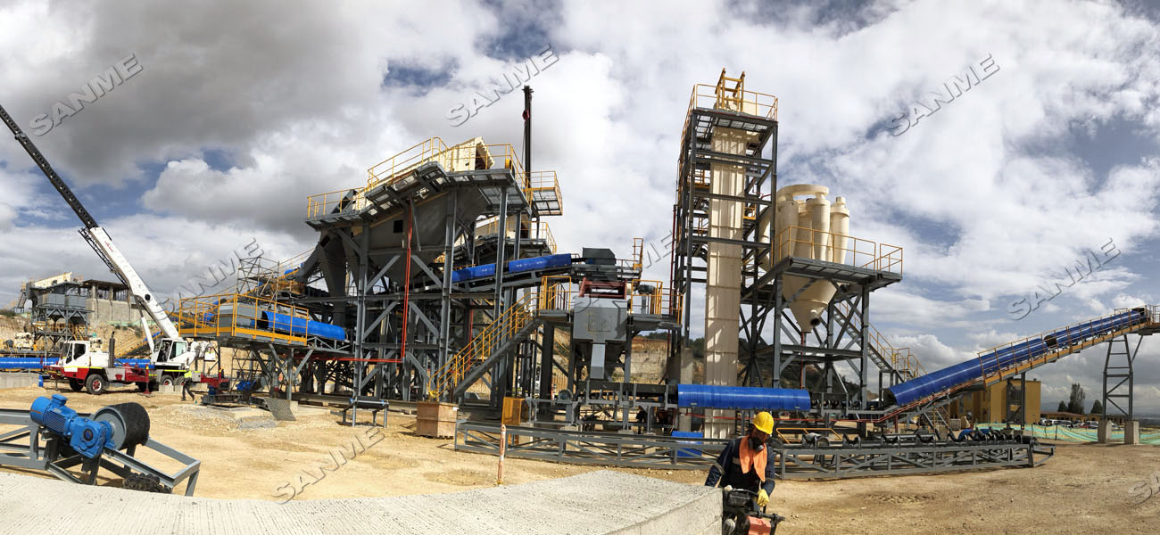 拉豪集团骨料项目｜由上海山美股份承建的拉豪集团哥伦比亚骨料项目即将完成设备安装