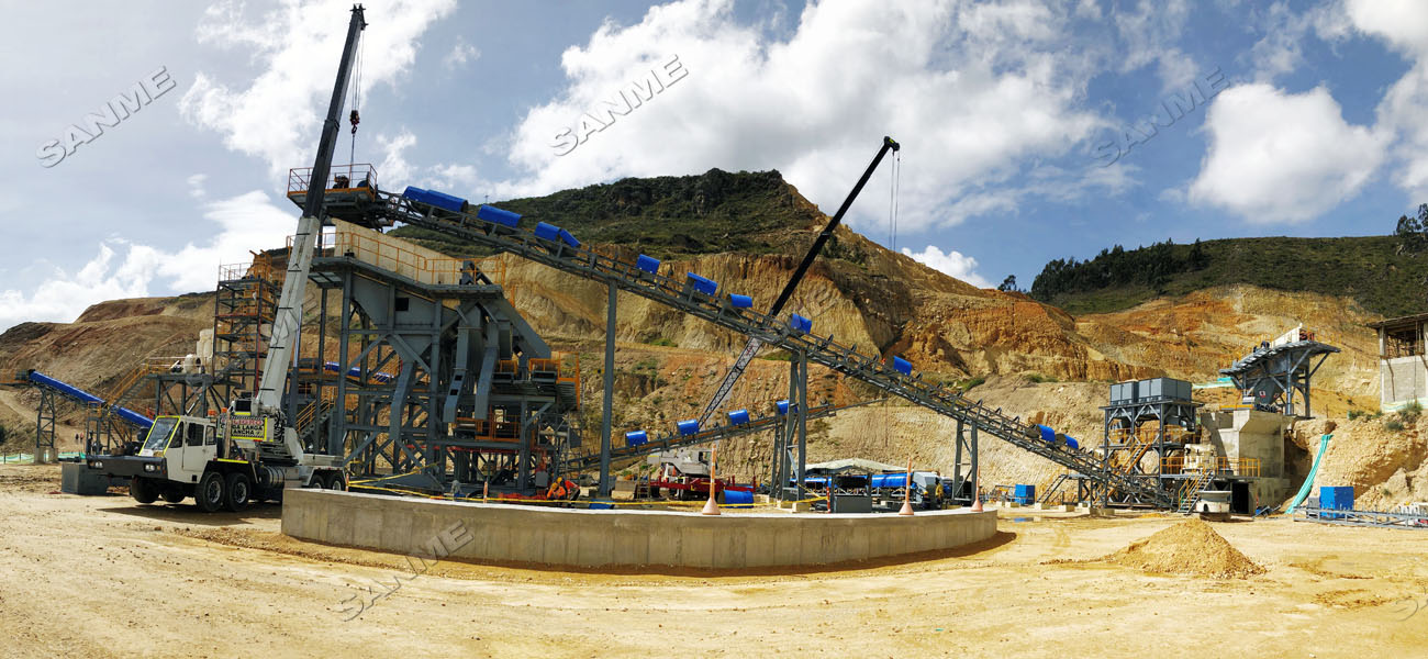 拉豪集团骨料项目｜由上海山美股份承建的拉豪集团哥伦比亚骨料项目即将完成设备安装