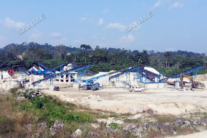 上海山美股份高性能破碎筛分装备奔赴尼日利亚 服务于当地花岗岩骨料项目