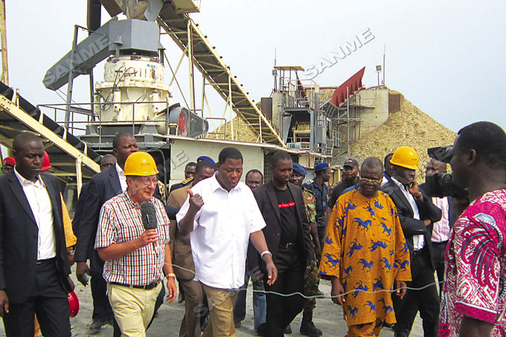 上海山美股份高性能破碎筛分装备奔赴尼日利亚 服务于当地花岗岩骨料项目