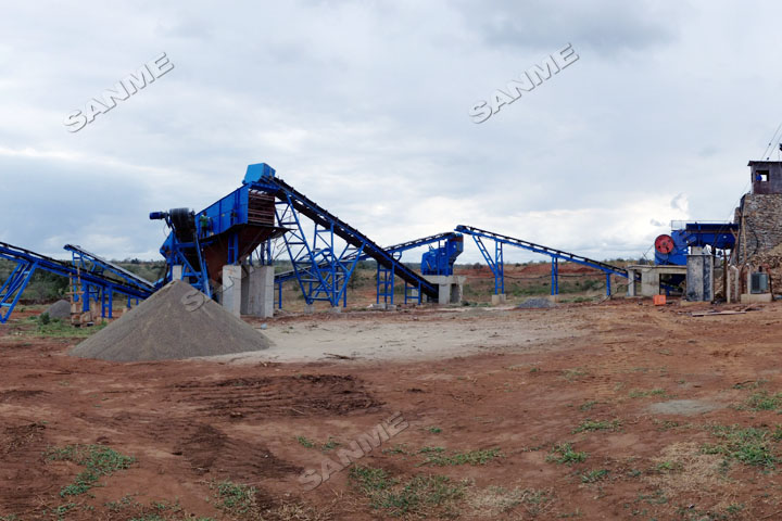 上海山美股份高性能破碎筛分装备奔赴尼日利亚 服务于当地花岗岩骨料项目