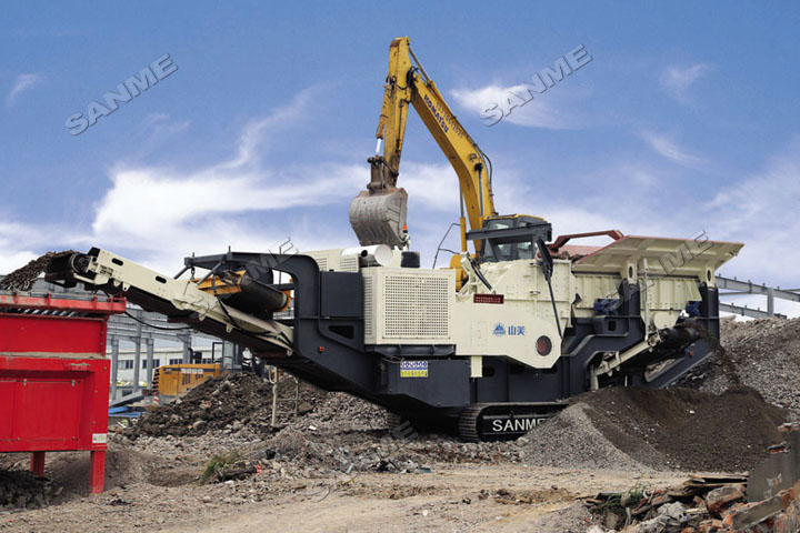 上海山美股份高性能破碎筛分装备助力南京建筑固废资源化