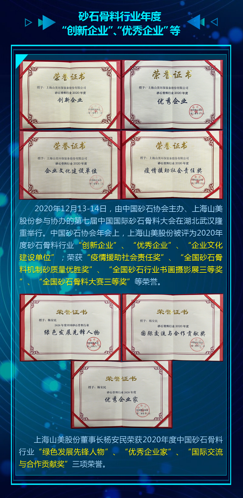 年度盘点｜2020山美荣誉榜