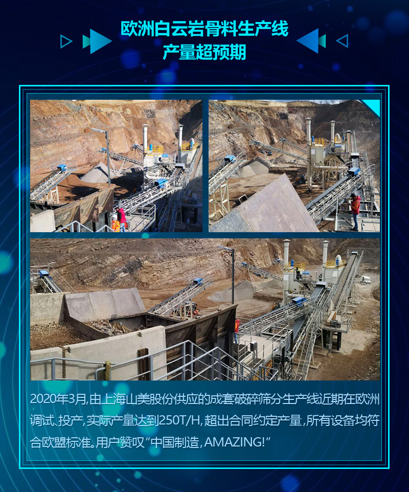 2020成绩单｜山美集团砂石骨料部分项目锦集