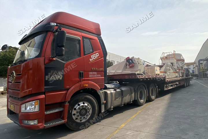 新年发货忙｜上海山美股份高性能破碎筛分装备发往安徽铜陵，服务于当地年产300万吨骨料生产线