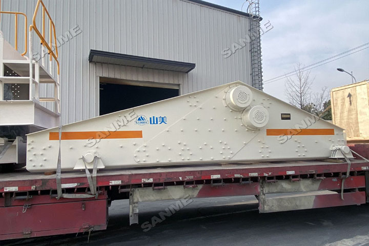 新年发货忙｜上海山美股份高性能破碎筛分装备发往安徽铜陵，服务于当地年产300万吨骨料生产线