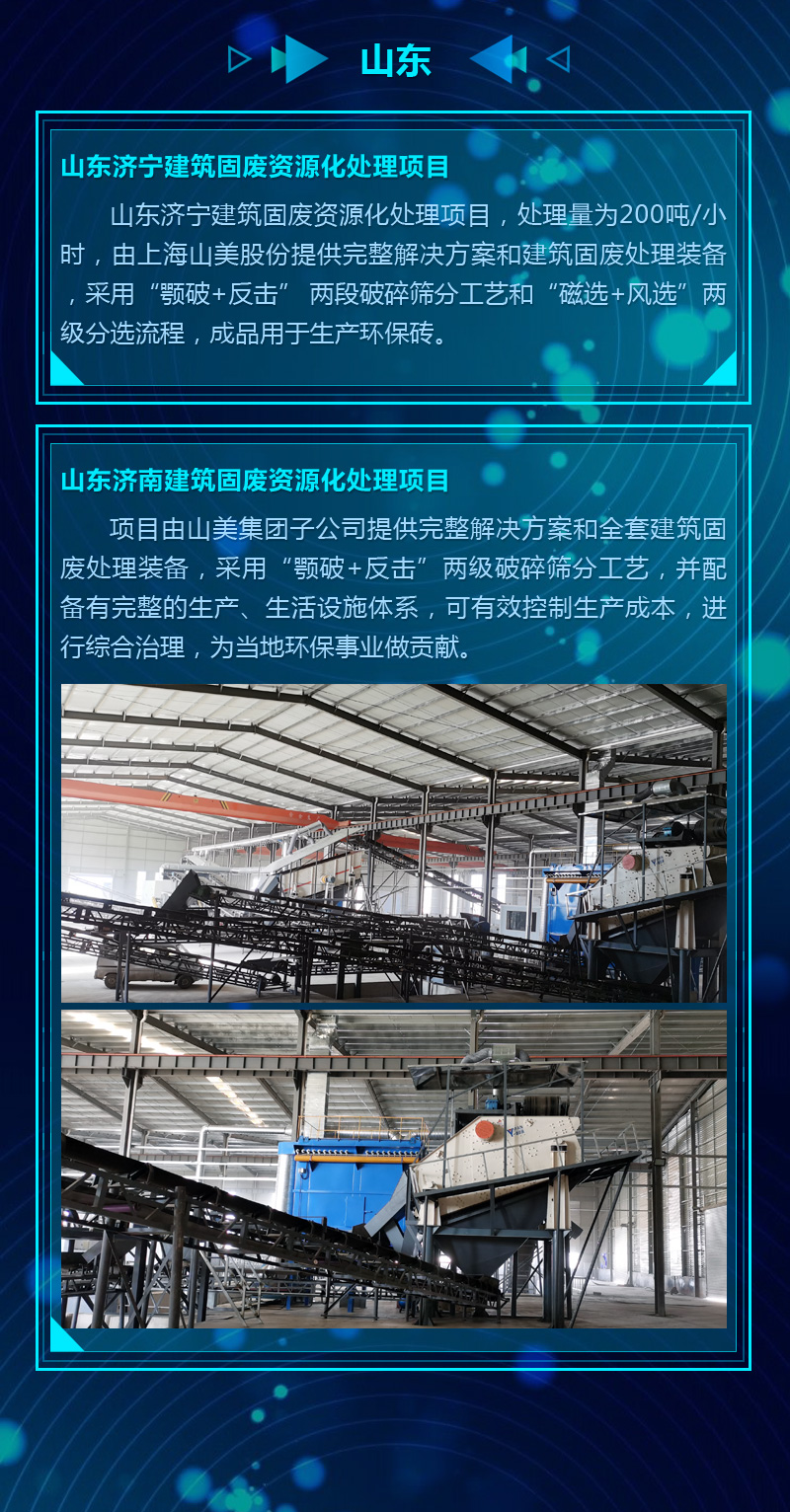 2020成绩单｜山美集团建筑固废资源化部分项目锦集