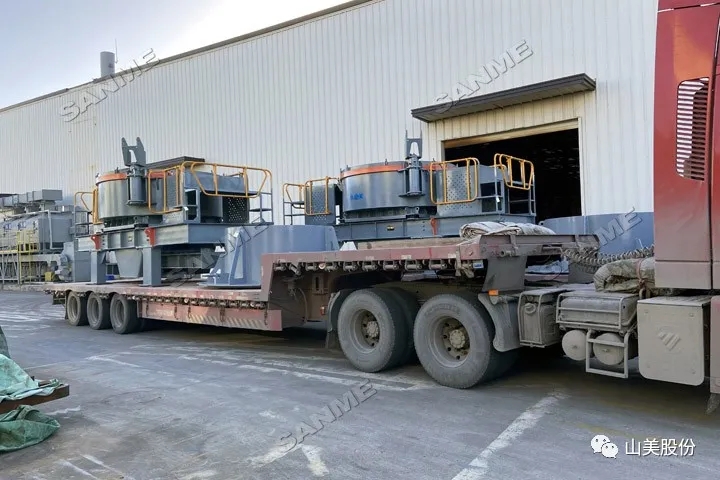 年前发货忙｜上海山美股份高性能制砂设备发往江苏盐城