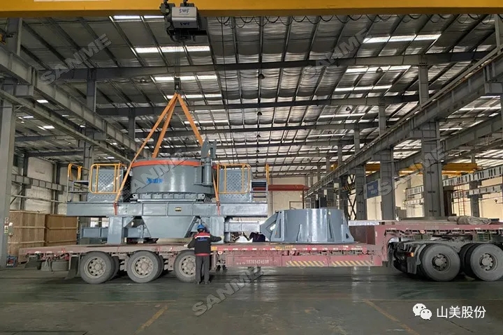 年前发货忙｜上海山美股份高性能制砂设备发往江苏盐城