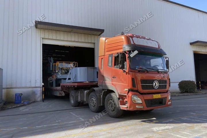 年前发货忙｜上海山美股份高性能制砂设备发往江苏盐城