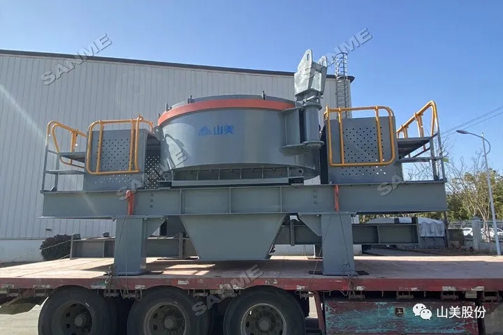 年前发货忙｜上海山美股份高性能制砂设备发往江苏盐城