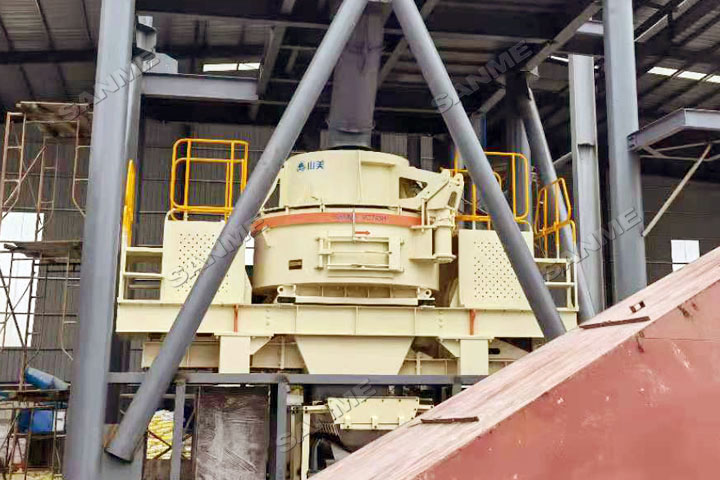 上海山美股份C系列制砂楼即将服务于广州建筑固废再生机制砂生产项目