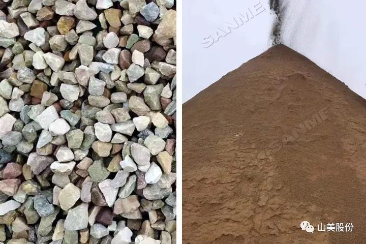 上海山美股份助力江苏盐城年产300万吨河卵石机制砂石项目