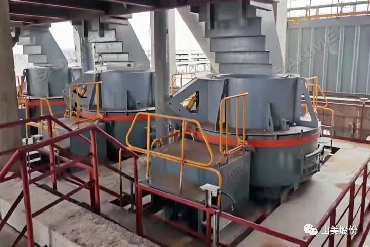 上海山美股份助力江苏盐城年产300万吨河卵石机制砂石项目