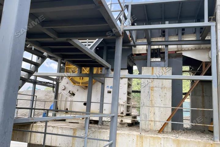 山美项目｜安徽铜陵年产400万吨的石灰石骨料生产线蓄势待发