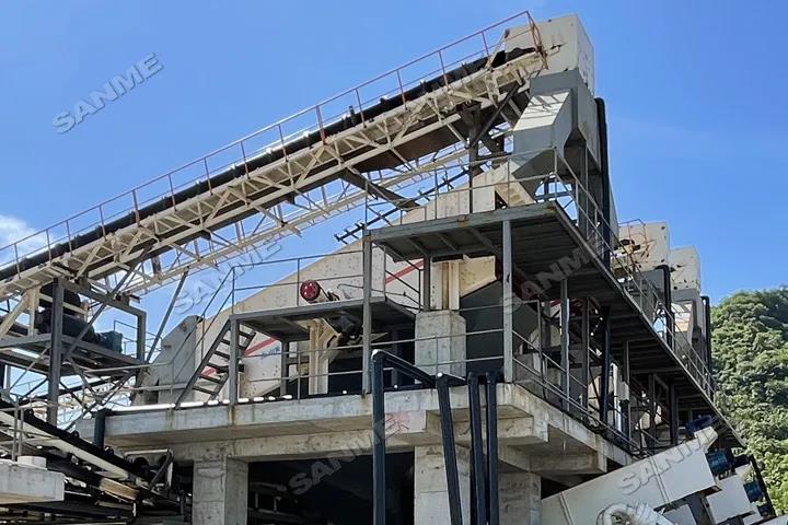 山美项目｜安徽铜陵年产400万吨的石灰石骨料生产线蓄势待发