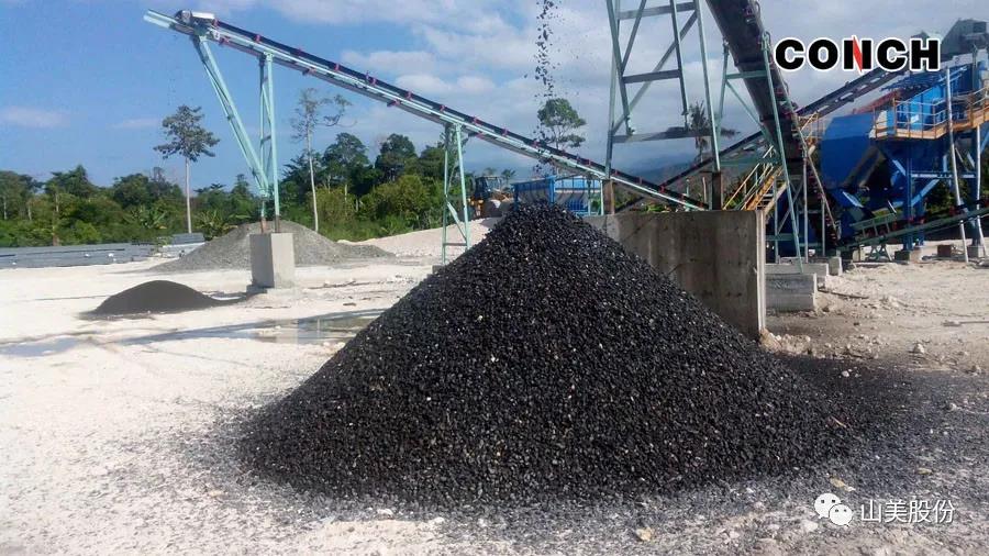 发货｜山美集团高性能破碎筛分装备助力东南亚玄武岩骨料生产项目