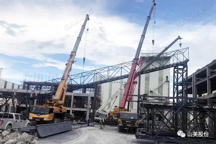 项目｜上海山美股份承建的重庆大业建材时产3000吨砂石骨料EP项目进展顺利