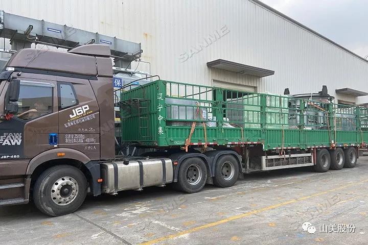 发货|上海山美股份高性能液压圆锥破碎机助力辽宁年产200万吨花岗岩砂石骨料项目