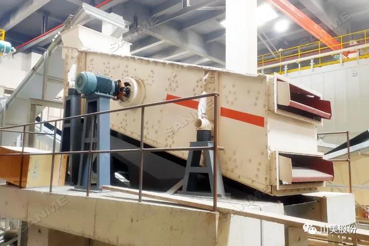 项目｜山美高性能建筑固废处理装备服务于上海年处理70万吨建筑固废资源化项目