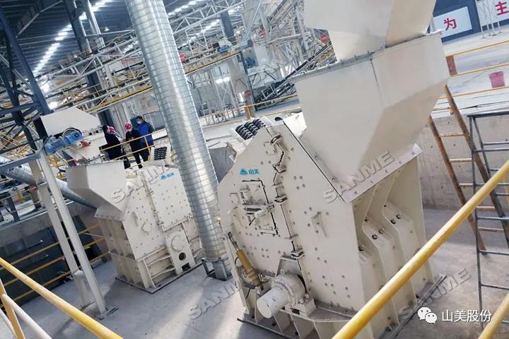 项目｜山美高性能建筑固废处理装备服务于上海年处理70万吨建筑固废资源化项目