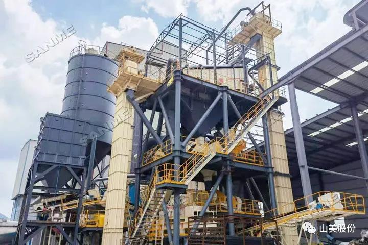 项目｜上海山美股份广州楼站式建筑垃圾制备机制砂项目正式投产