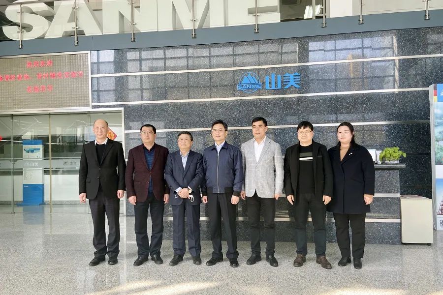 上海市奉贤区政协主席陈勇章一行莅临上海山美股份