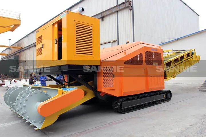 颠覆传统装车方式，山美履带式取料机助您实现降本增效、节能减排！