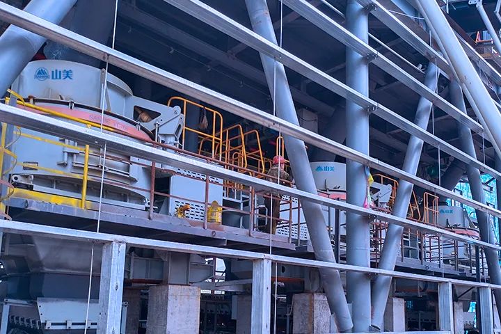 砂石同出|上海山美股份承建的武平华润楼站式机制砂生产项目进展顺利