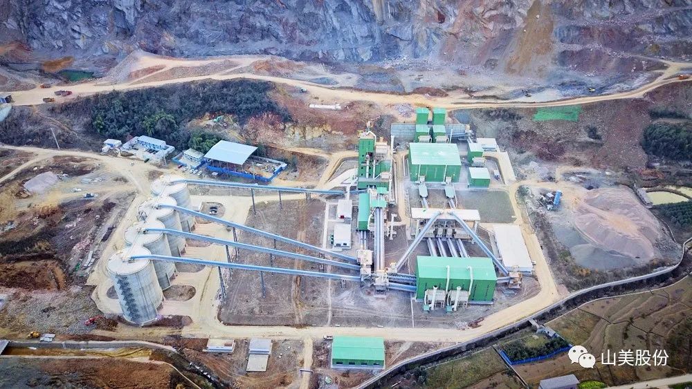 砂石同出|上海山美股份承建的武平华润楼站式机制砂生产项目进展顺利
