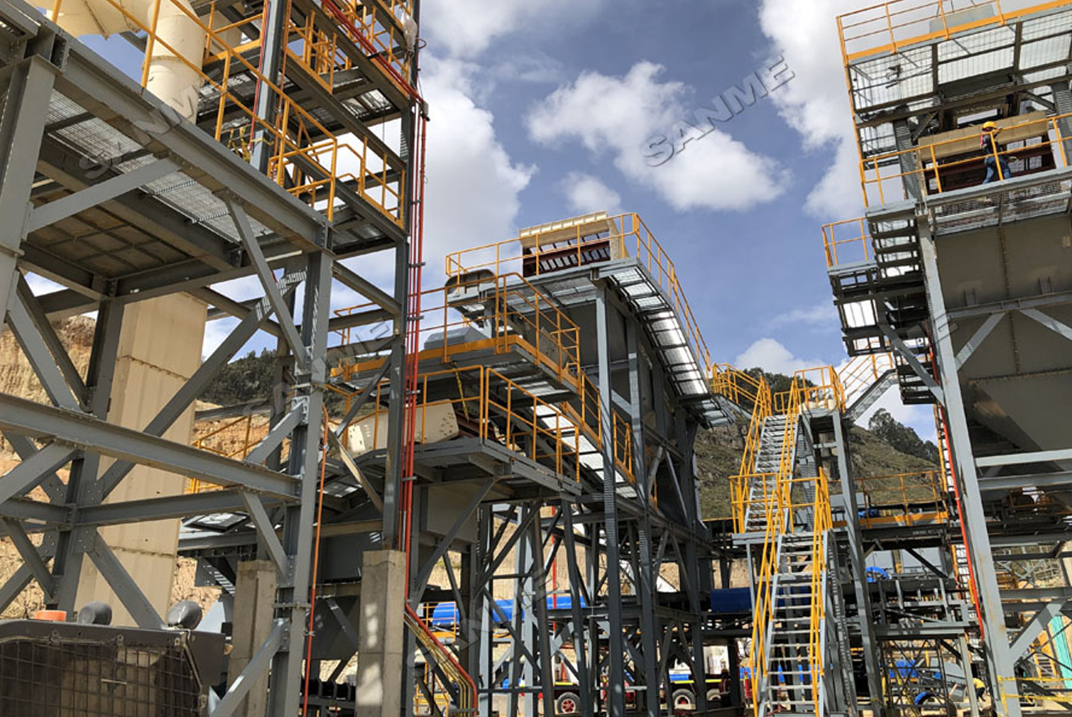 拉豪集团骨料项目｜由上海山美股份承建的拉豪集团哥伦比亚骨料项目即将完成设备安装