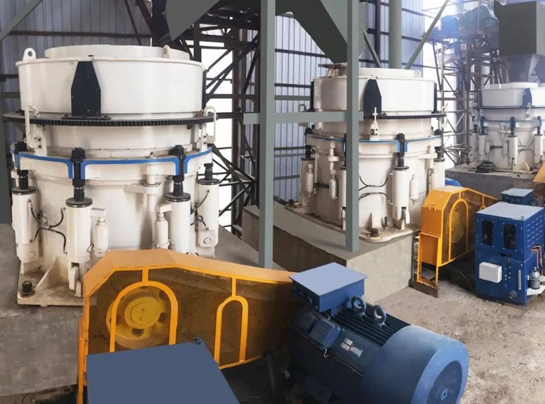 硬岩克星｜山美欧星系列E-SMS圆锥破碎机无惧硬岩挑战