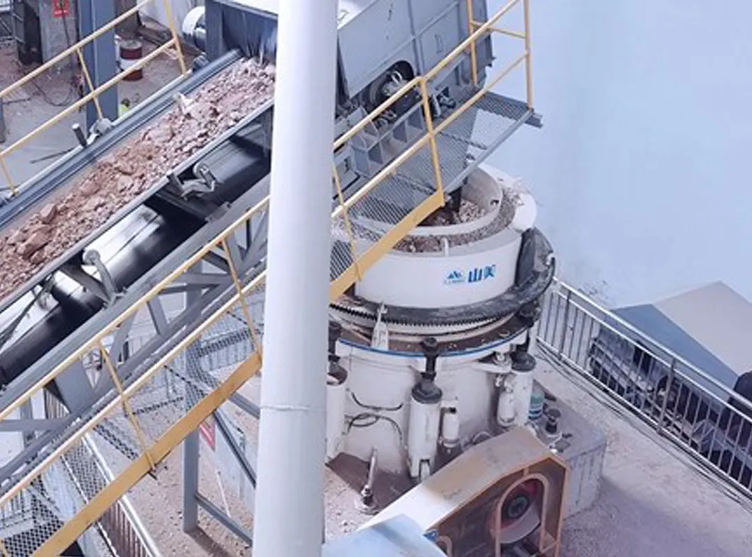 硬岩克星｜山美欧星系列E-SMS圆锥破碎机无惧硬岩挑战