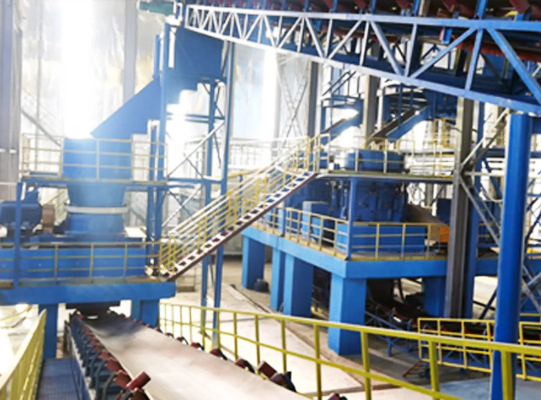 山美E-SMS欧星系列液压圆锥破碎机施工现场（二）